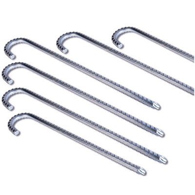 Galvanised Metal Anchors Heavy Duty Steel Ground Spikes Non-rust Camping Family Tent Pop Up Canopy Stakes Staples Hooks