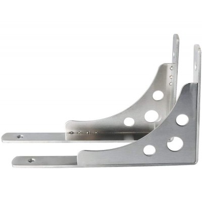 Wholesale Amazon Stainless Steel Shelf Bracket Angle Brackets Corner Brace Shelf Supporter Wall Mounted Brushed Finished Factory